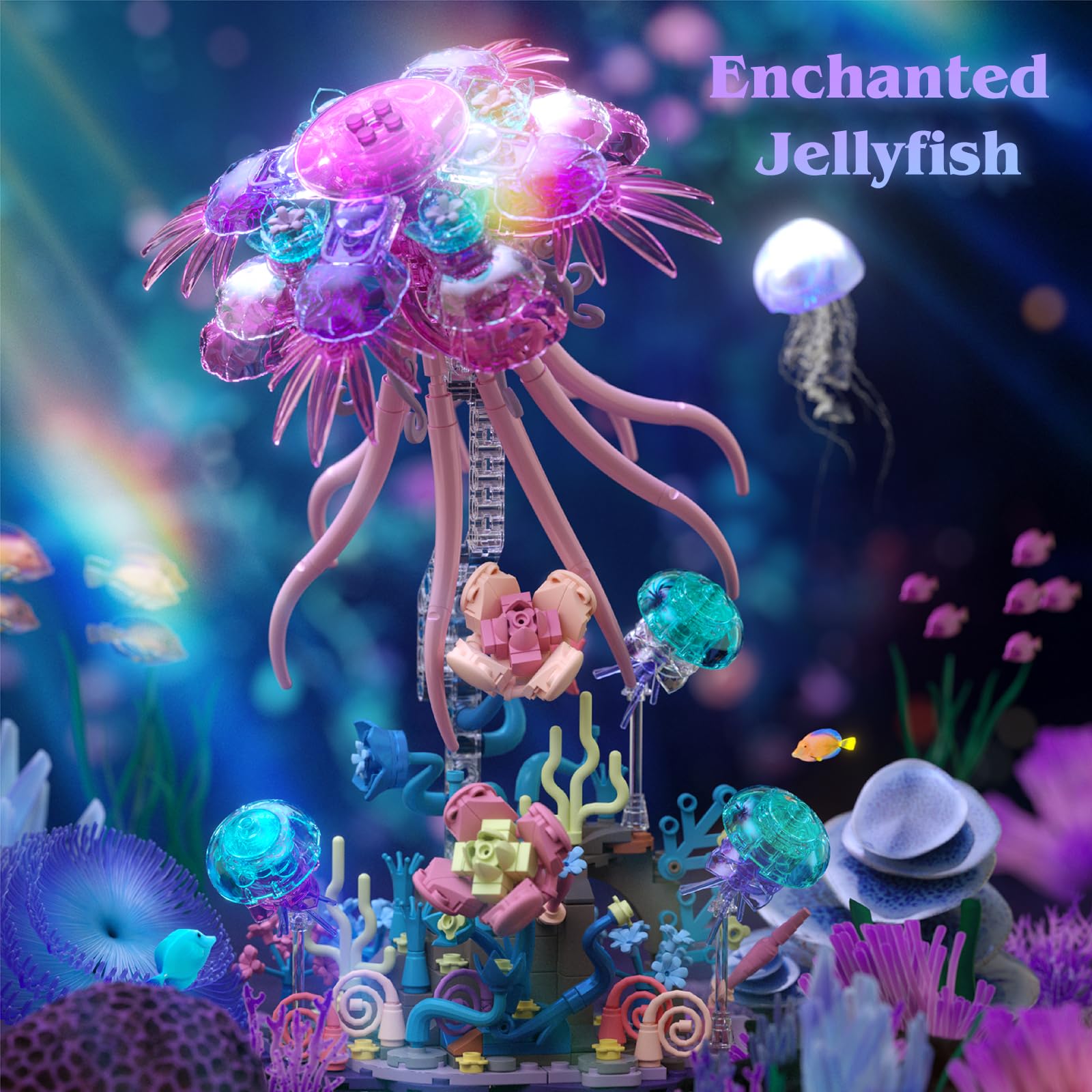 Youeefy Jellyfish Kit pumpkin coral adds Halloween charm to the reef