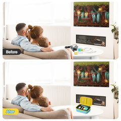 YouKnow travel case foam tray keeps console and cables organized during trips