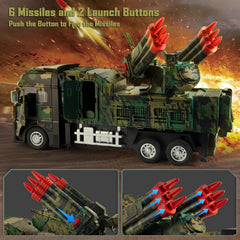Youlechen military vehicle aids fine motor skills during pretend missions.