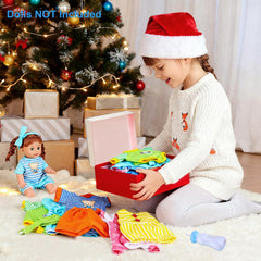 Soft materials from Young Buds doll clothes for gentle playtime