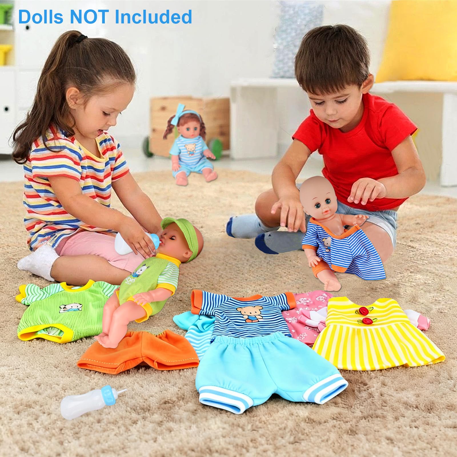 Five-piece Young Buds dress-up set offering varied styles for pretend fashion
