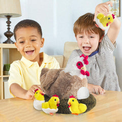 Youthfuljive coop plush adds 11-inch play space for adventures.