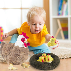 Youthfuljive 11-inch egg shell plush adds whimsical display.
