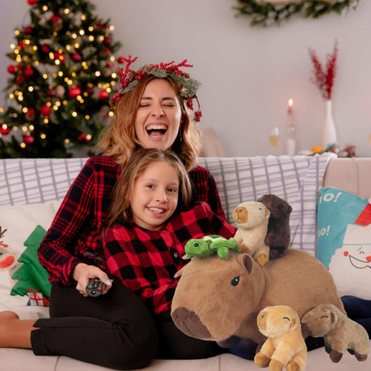Youthfuljive capybara plush turtle inside for playful reveal