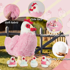 Youthfuljive chicken coop decorative toy pairs with bedtime storytelling.