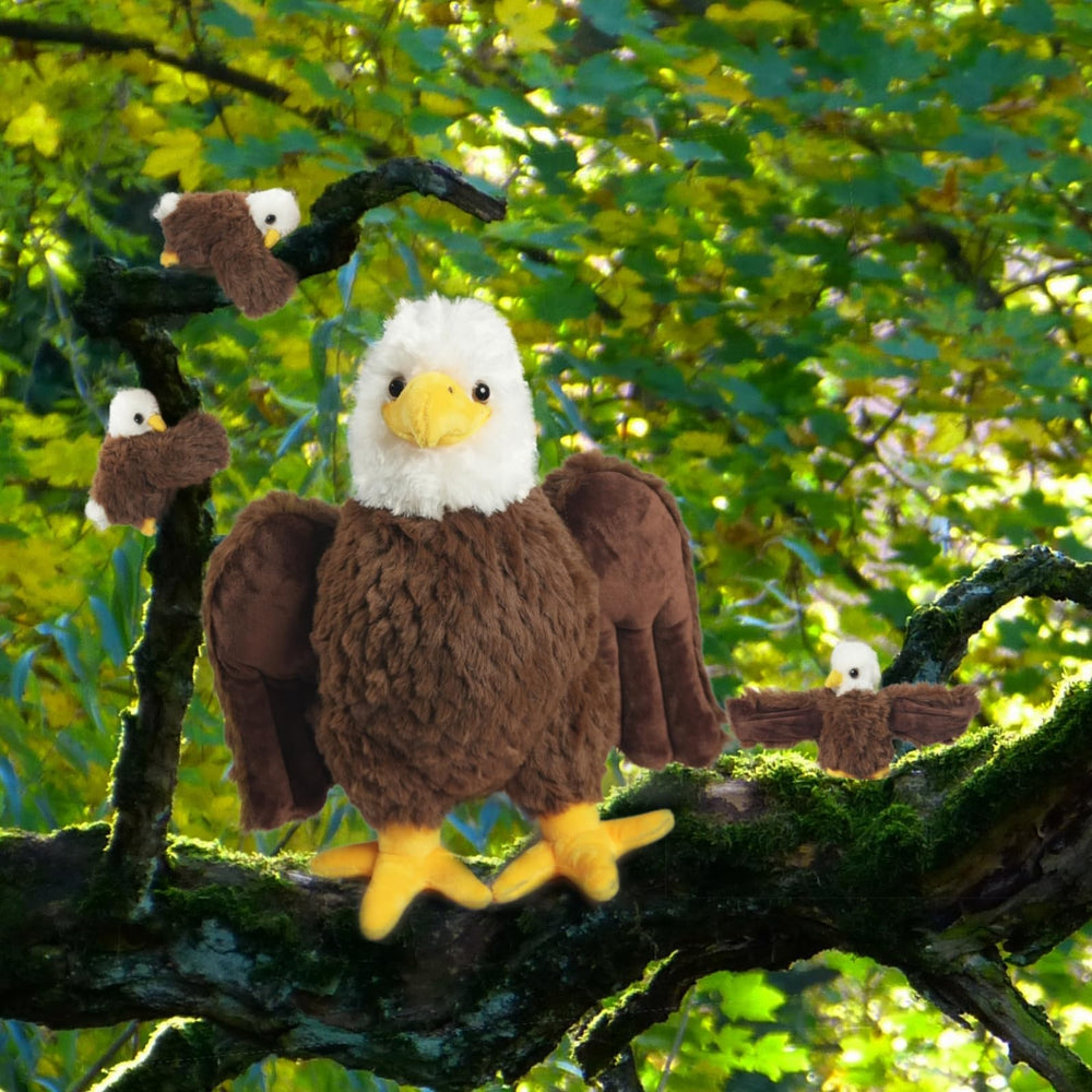 Youthfuljive eagle plush is safe, fluffy, and easy to care for