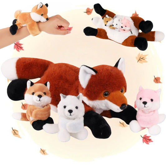 Youthfuljive fox plush mommy for cozy bedtime hugs.