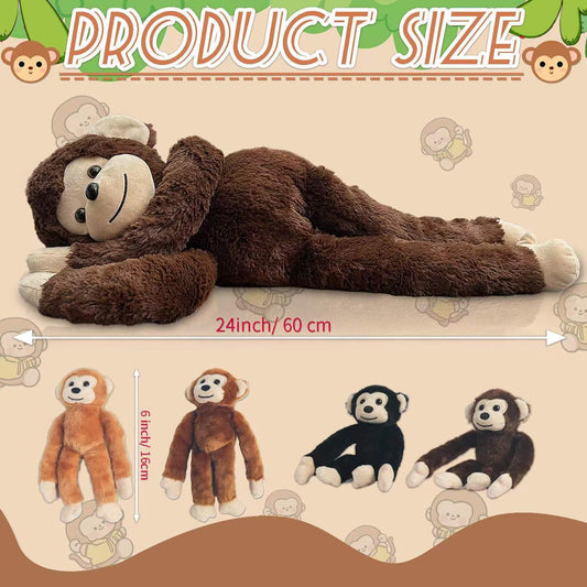 Youthfuljive monkey belly zipper showing removable babies