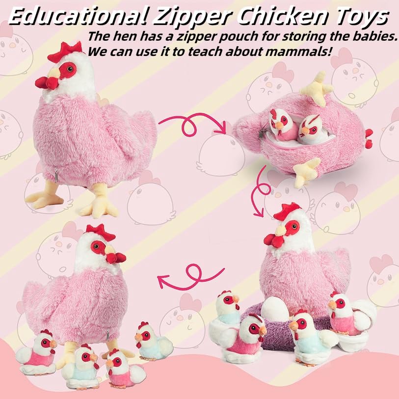 Youthfuljive nest and baby chicks create interactive storytelling and decorative room accents.