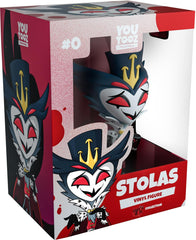 Youtooz Stolas figure front view for display with top hat.