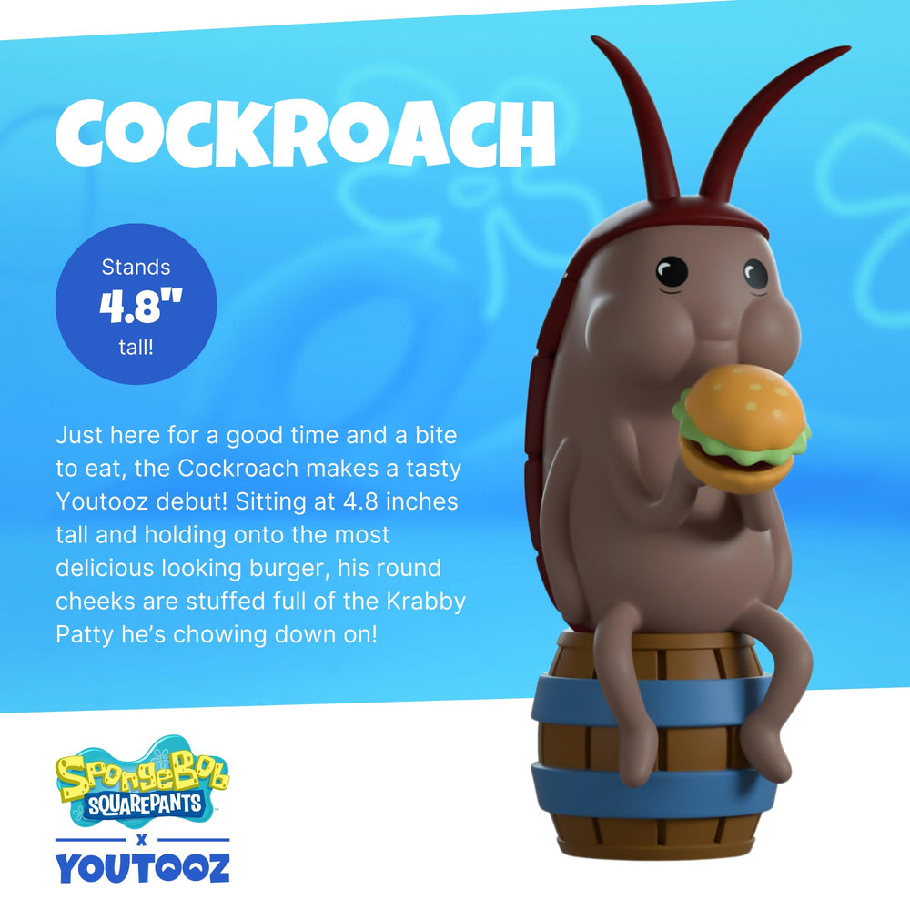 Youtooz SpongeBob packaging box display with vivid artwork for collectors