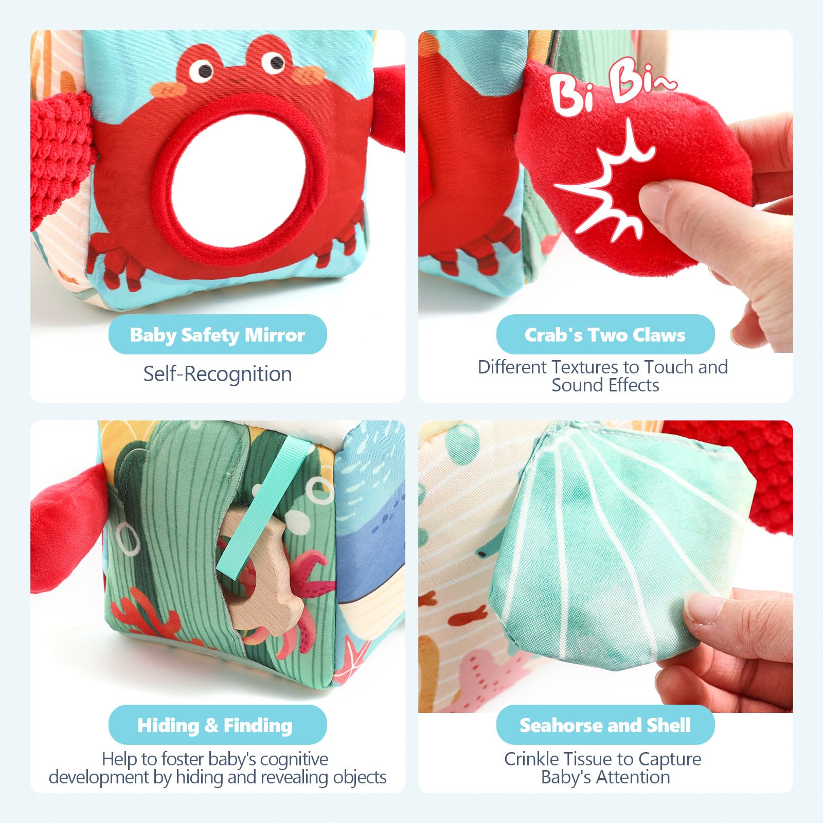 Youuys Mirror Side Play lets babies explore their reflection during play.