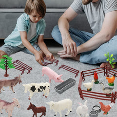 Yowlieu mini and jumbo figures suit small hands and early education play.