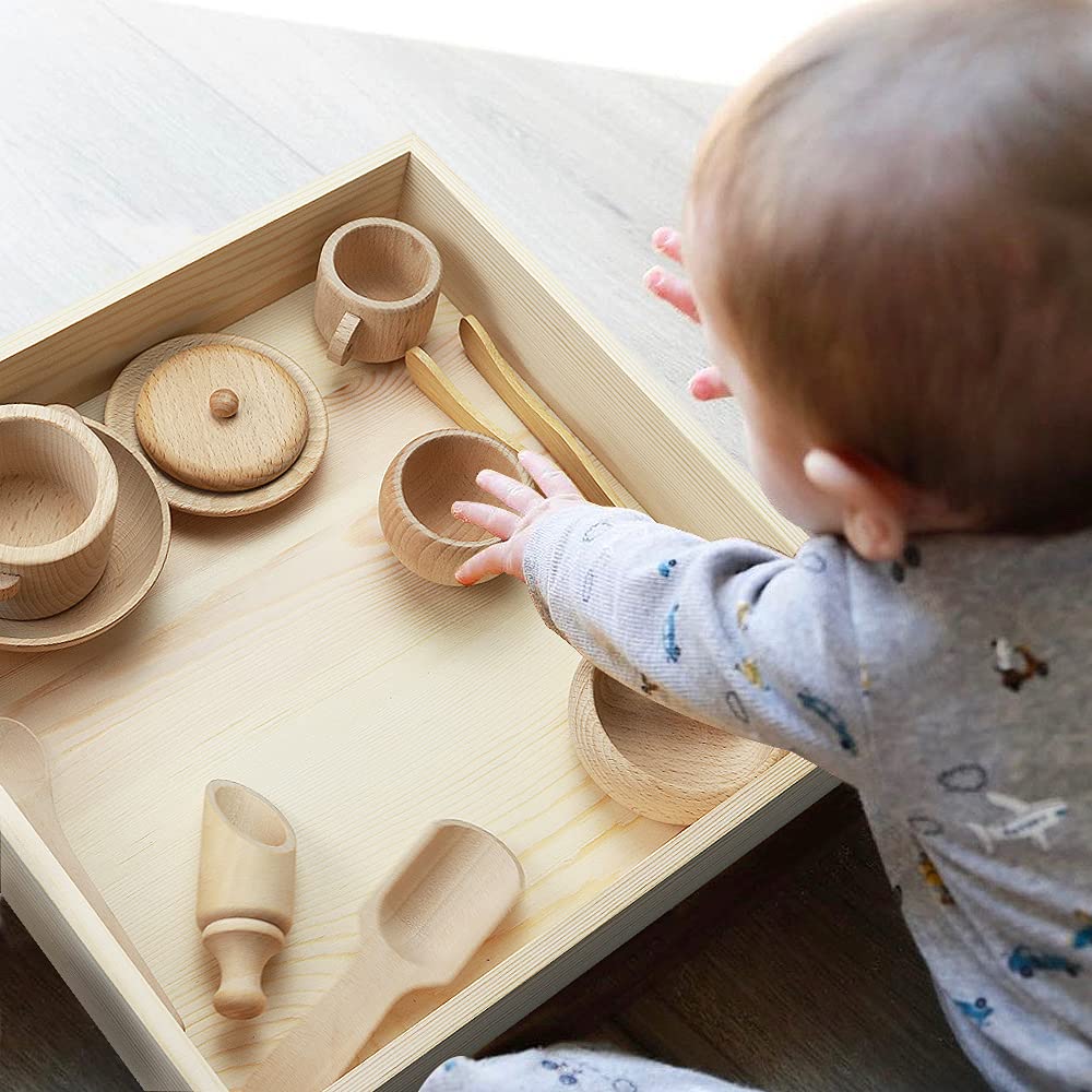 Yowlieu sensory tools bowls promote scooping and sequencing activities.
