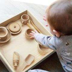 Yowlieu sensory tools bowls promote scooping and sequencing activities.