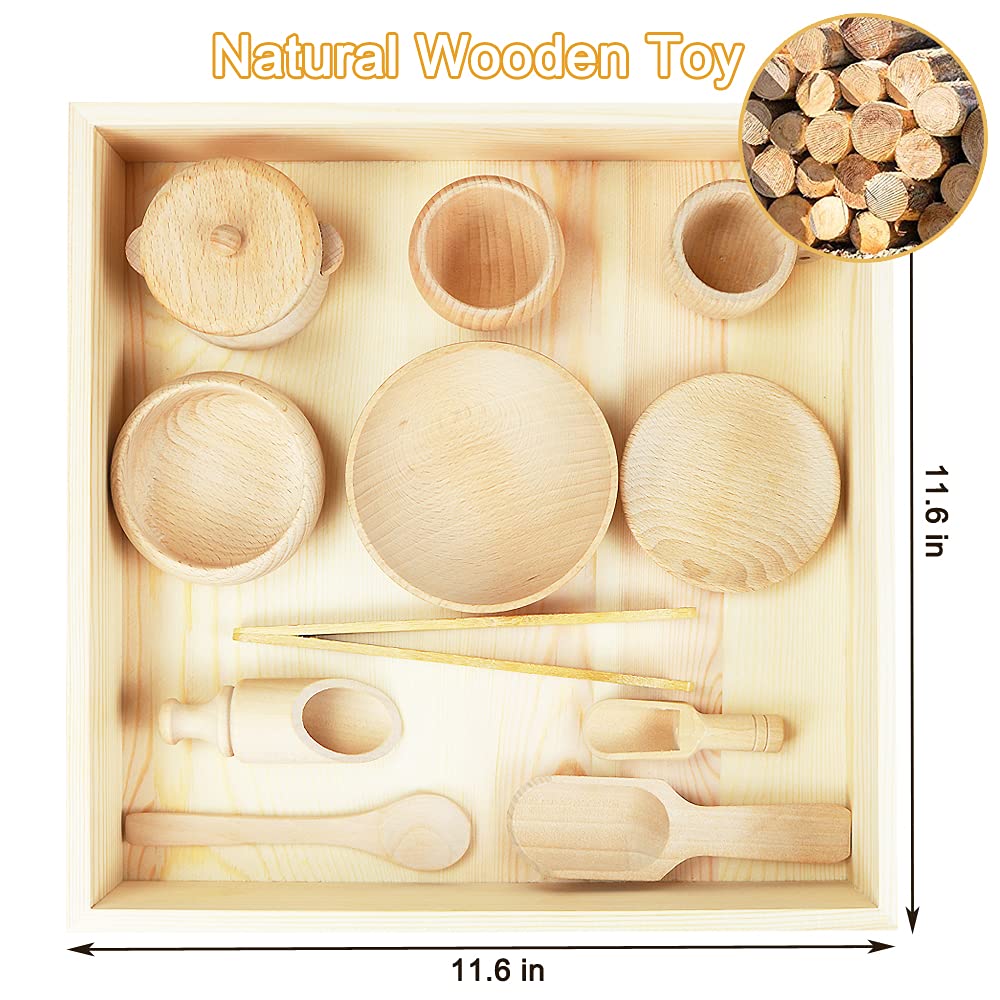 Yowlieu sensory tools cups support sorting, counting, and pretend play.
