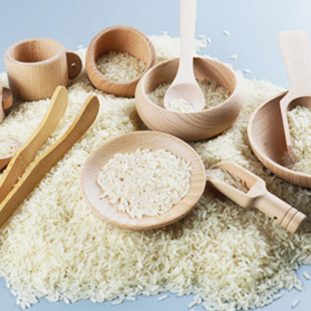 Yowlieu wooden sensory bin bowls great for scooping and sorting sensory materials