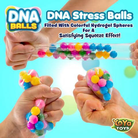 YoYa DNA Balls soft squishy texture close-up highlighting tactile relief