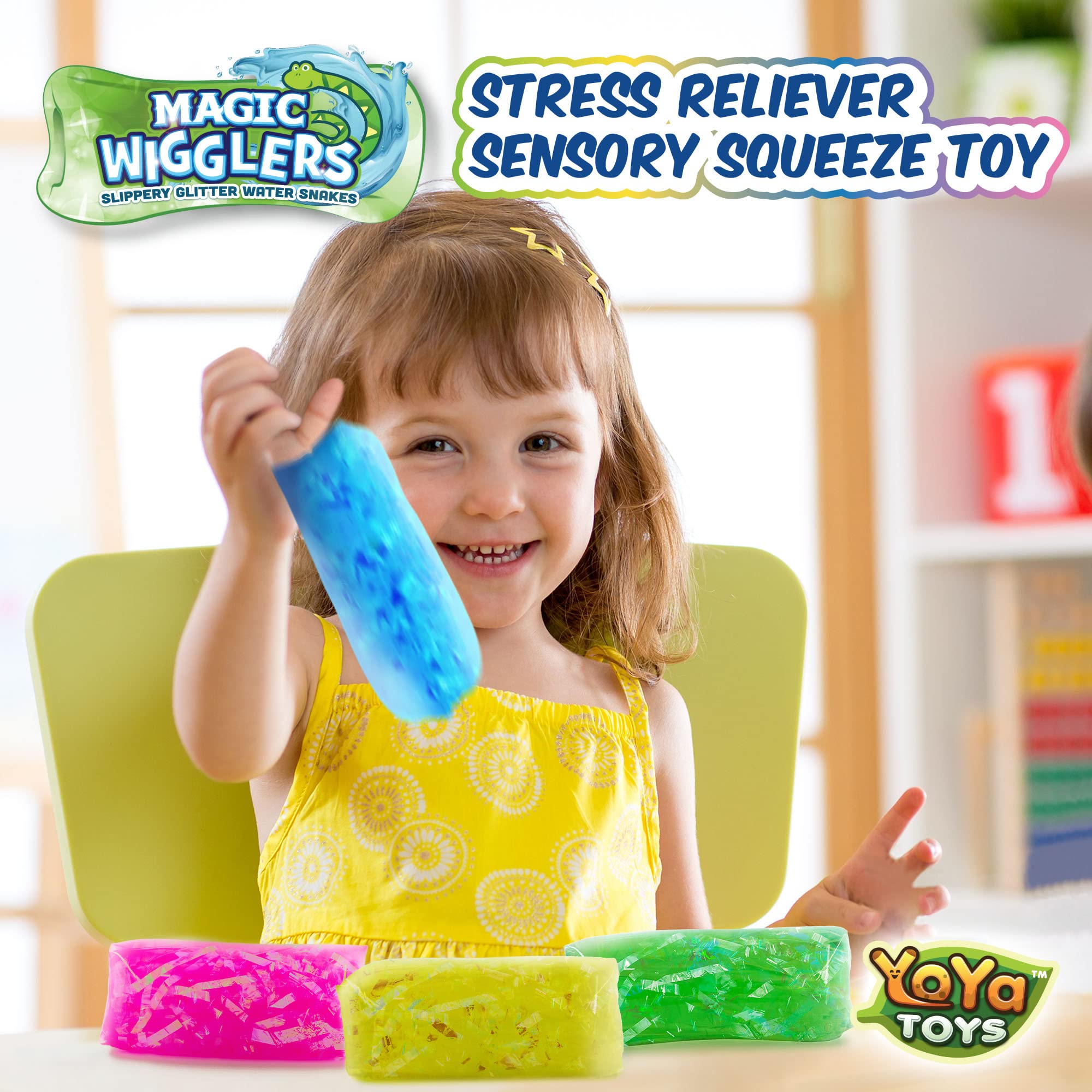YoYa Toys Water Snake in hand illustrates durable, squeeze-friendly construction