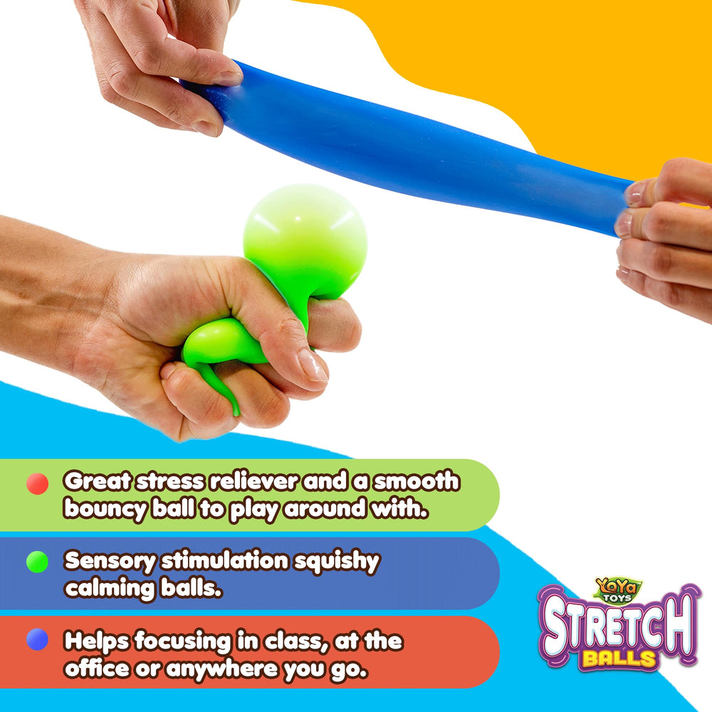 YoYa Toys durable-elastic-squeeze-balls crafted for long-lasting sensory play.