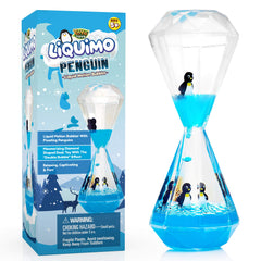 YoYa Toys Liquimo Penguin drops in motion for calming sensory relief.