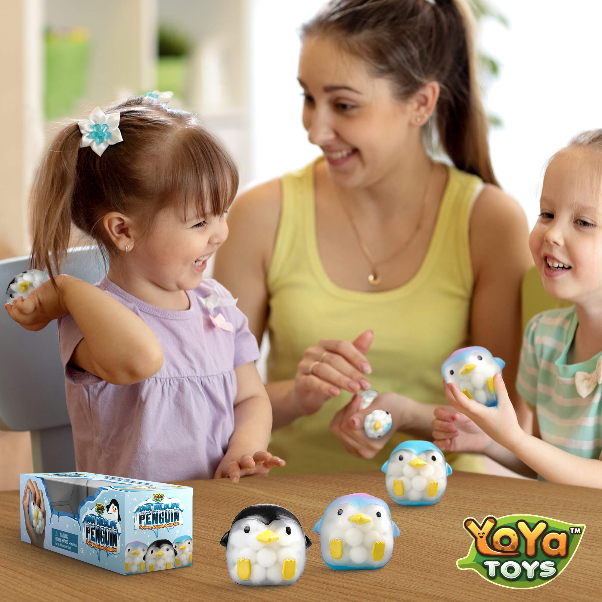 YoYa Toys Penguin DNA Ball with packaging highlight gift-ready appeal.
