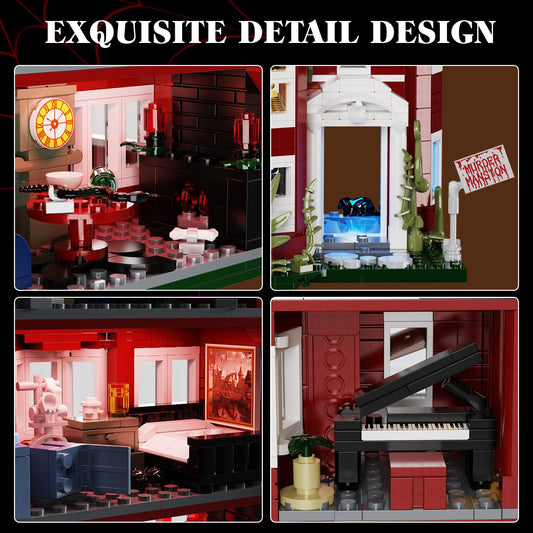 YOYBLOXY AHS Murder House circular windows detail for movie-inspired realism