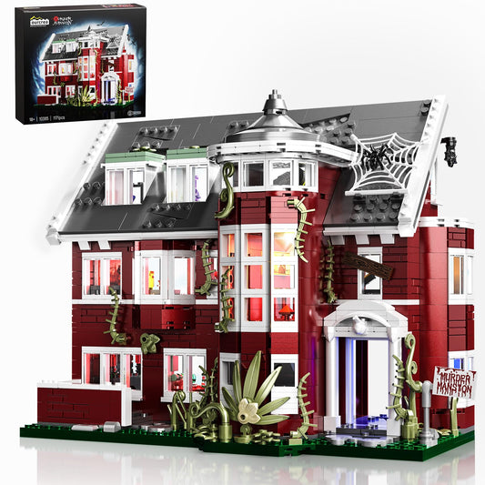 YOYBLOXY AHS Murder House exterior with vines for dramatic Halloween display