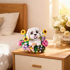 YOYBLOXY floral mix of roses and sunflowers enhances any shelf or desk