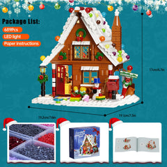 YOYBLOXY two-story gingerbread house interior view shows cozy rooms.