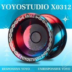 Fluorescent green strings included with YOYOSTUDIO yoyo for high visibility.