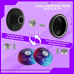 YOYOSTUDIO metal yoyo spin-balance design supports stable tricks