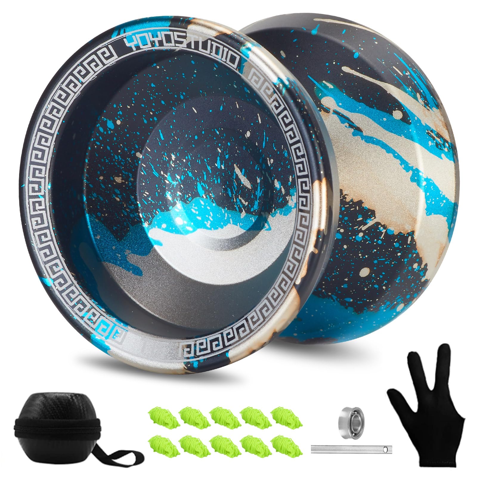 YOYOSTUDIO T16 dual-function Yo-Yo enabling easy switch from responsive to unresponsive play