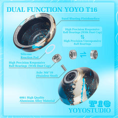 YOYOSTUDIO T16 ergonomic design for comfortable grip during practice