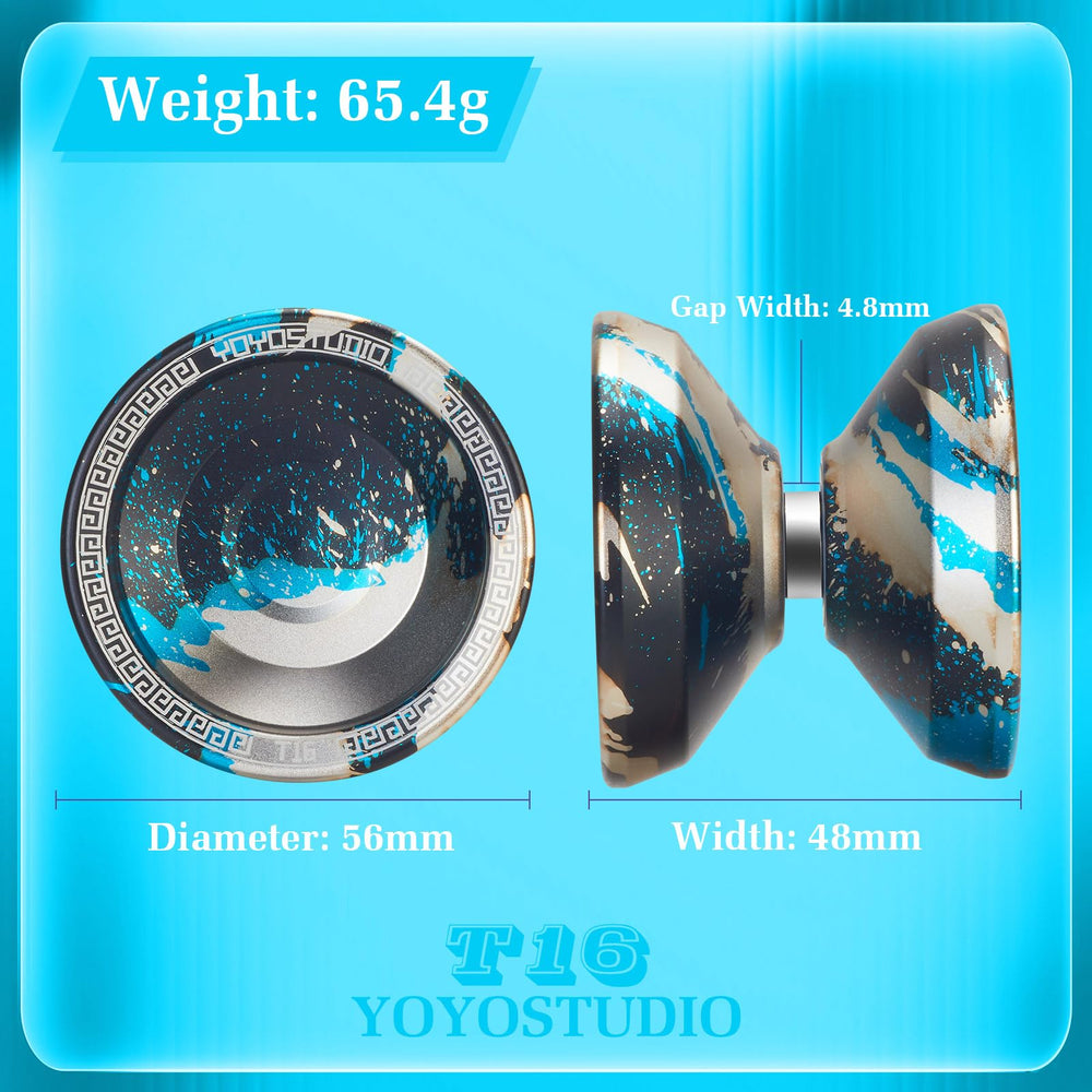 YOYOSTUDIO T16 metal aluminum body delivers durability and smooth maneuvers