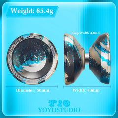 YOYOSTUDIO T16 metal aluminum body delivers durability and smooth maneuvers