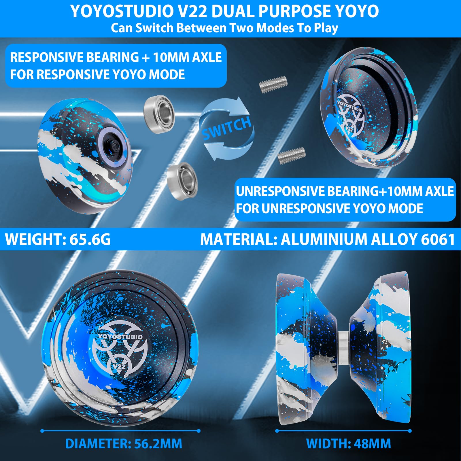 YOYOSTUDIO V22 accessories case keeps gear organized for travel