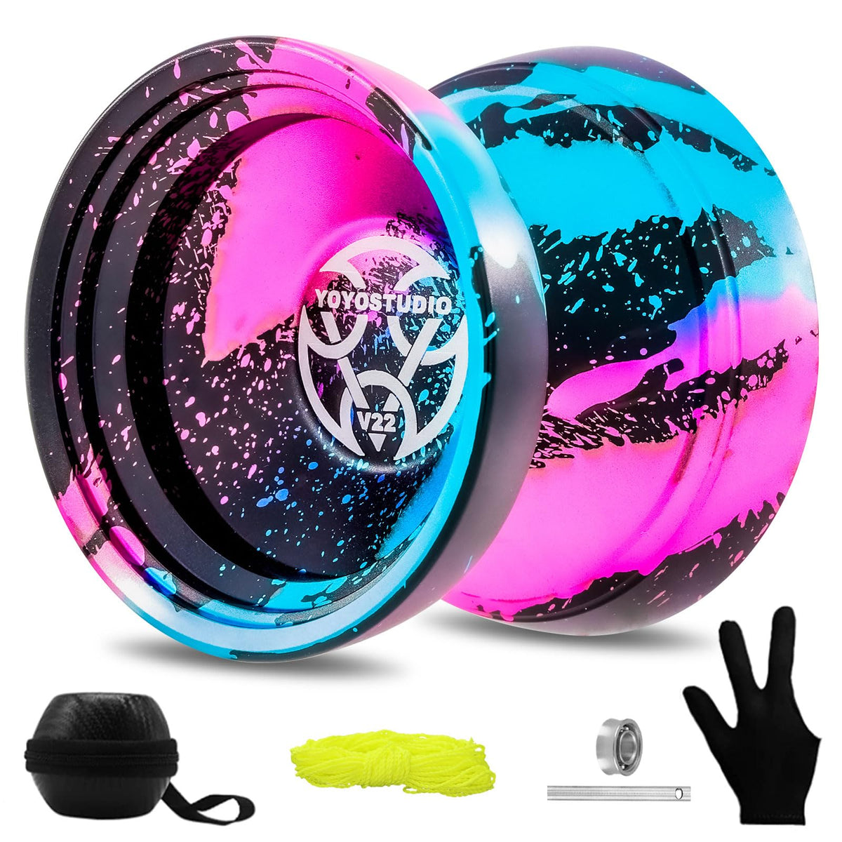 YOYOSTUDIO V22 dual-functionality yoyo in action for kids and adults
