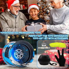 YOYOSTUDIO V22 professional glove supports comfortable handling during routines