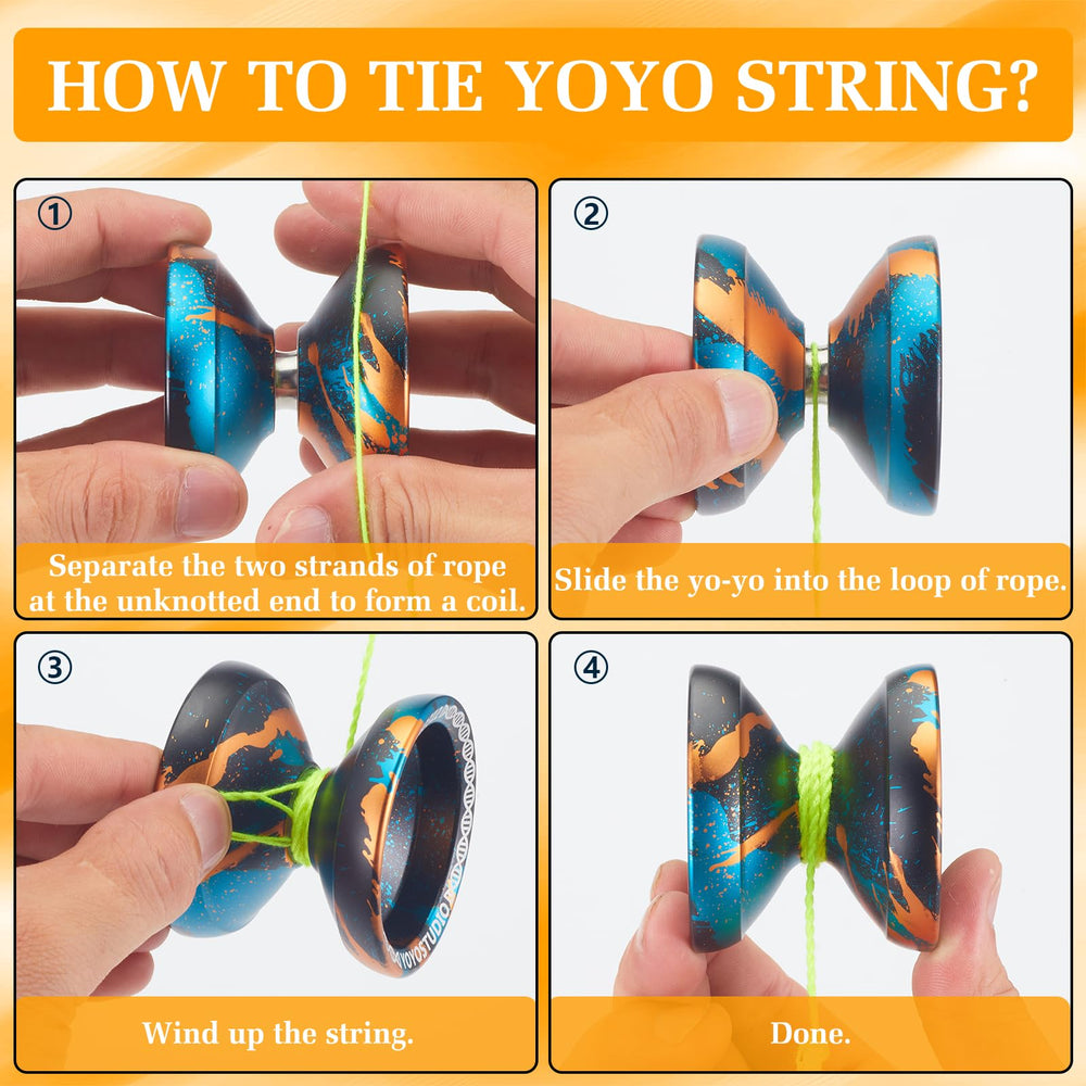 YOYOSTUDIO X0312 complete package with case, glove, strings, and bearing tool.