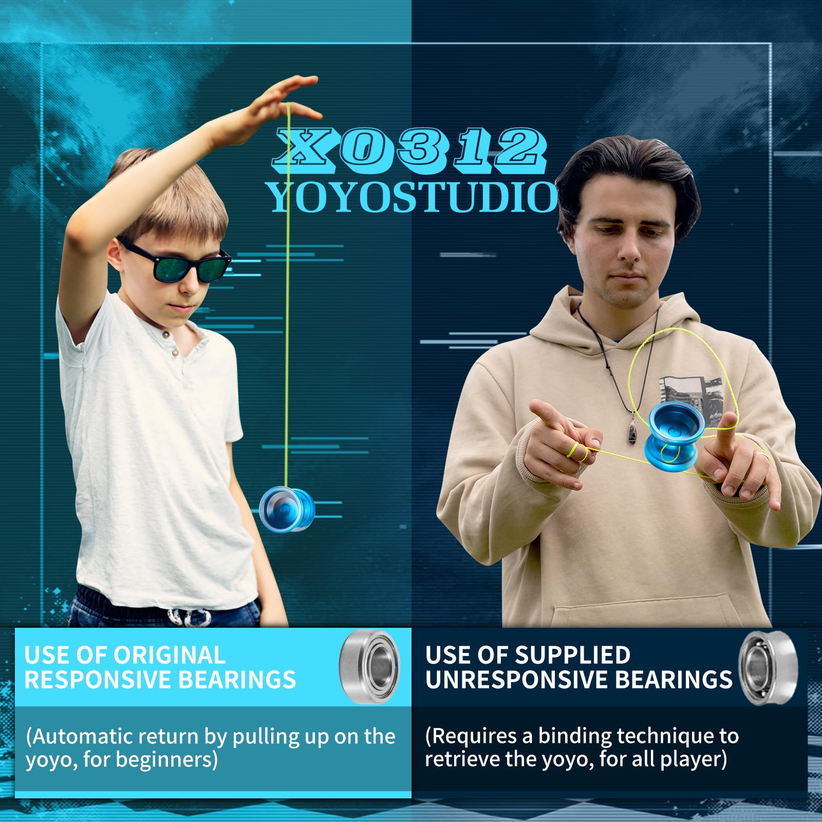 YOYOSTUDIO X0312 durable build withstands regular practice.