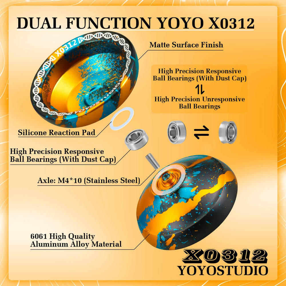 YOYOSTUDIO X0312 high-quality 6061 aluminum alloy construction.