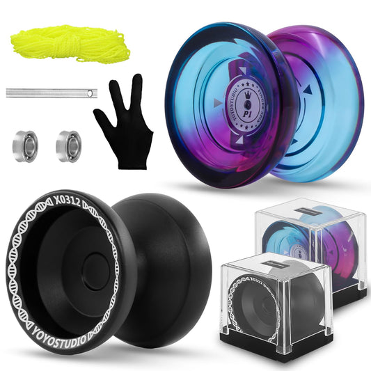 YOYOSTUDIO X0312 metal yoyo spins smoothly for precise tricks