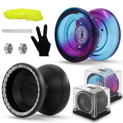 YOYOSTUDIO X0312 metal yoyo spins smoothly for precise tricks