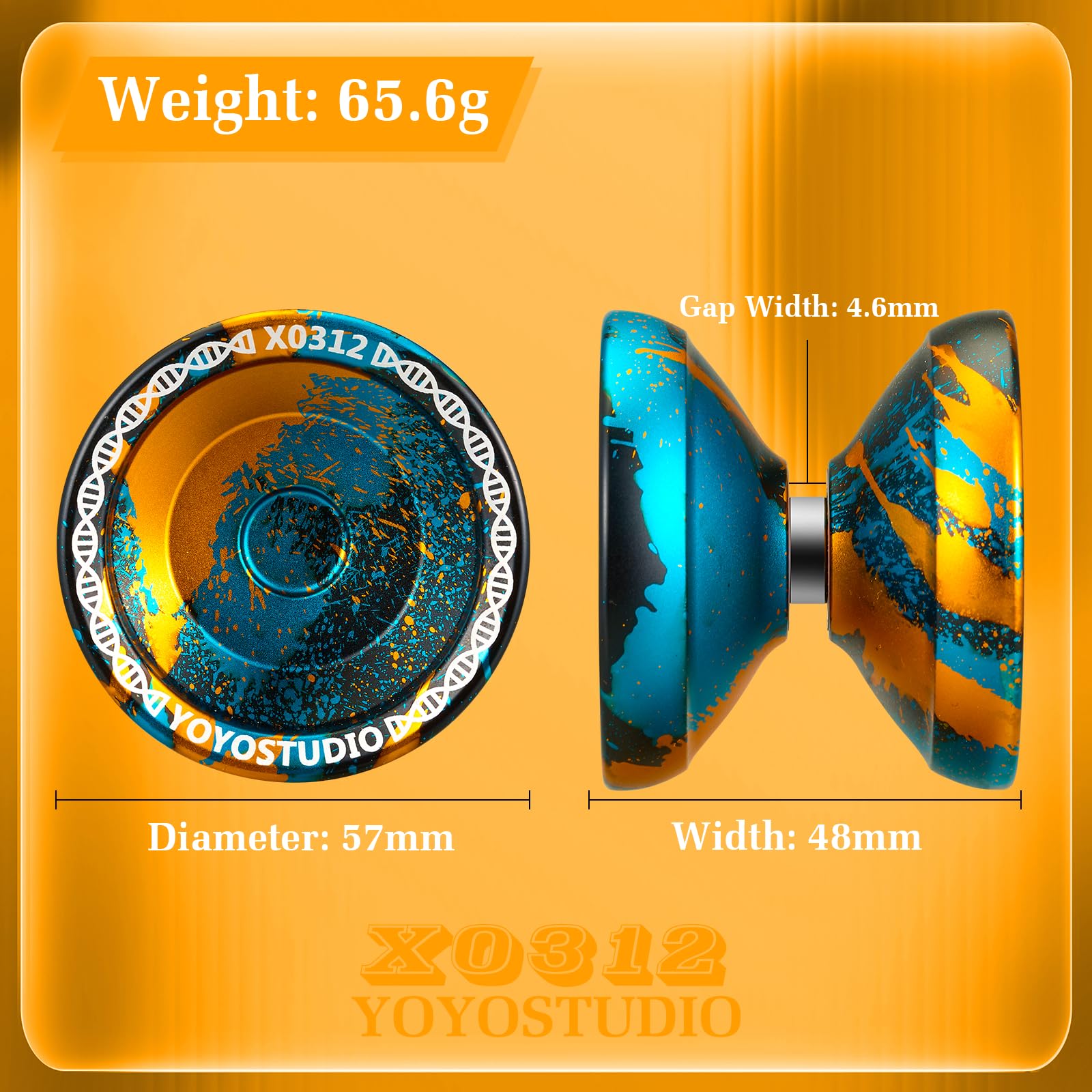 YOYOSTUDIO X0312 perfect size and balanced weight for comfortable handling.