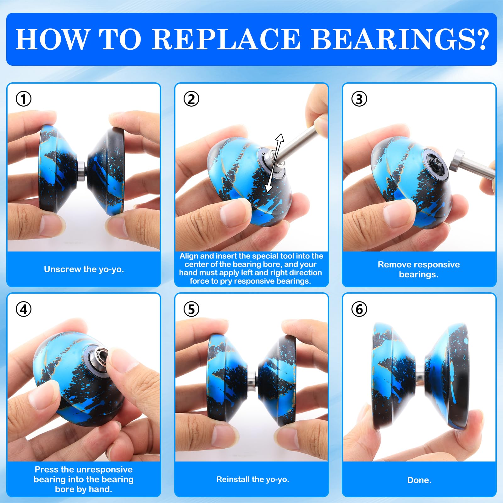 YOYOSTUDIO X0312 textured surface enhances grip and control during tricks