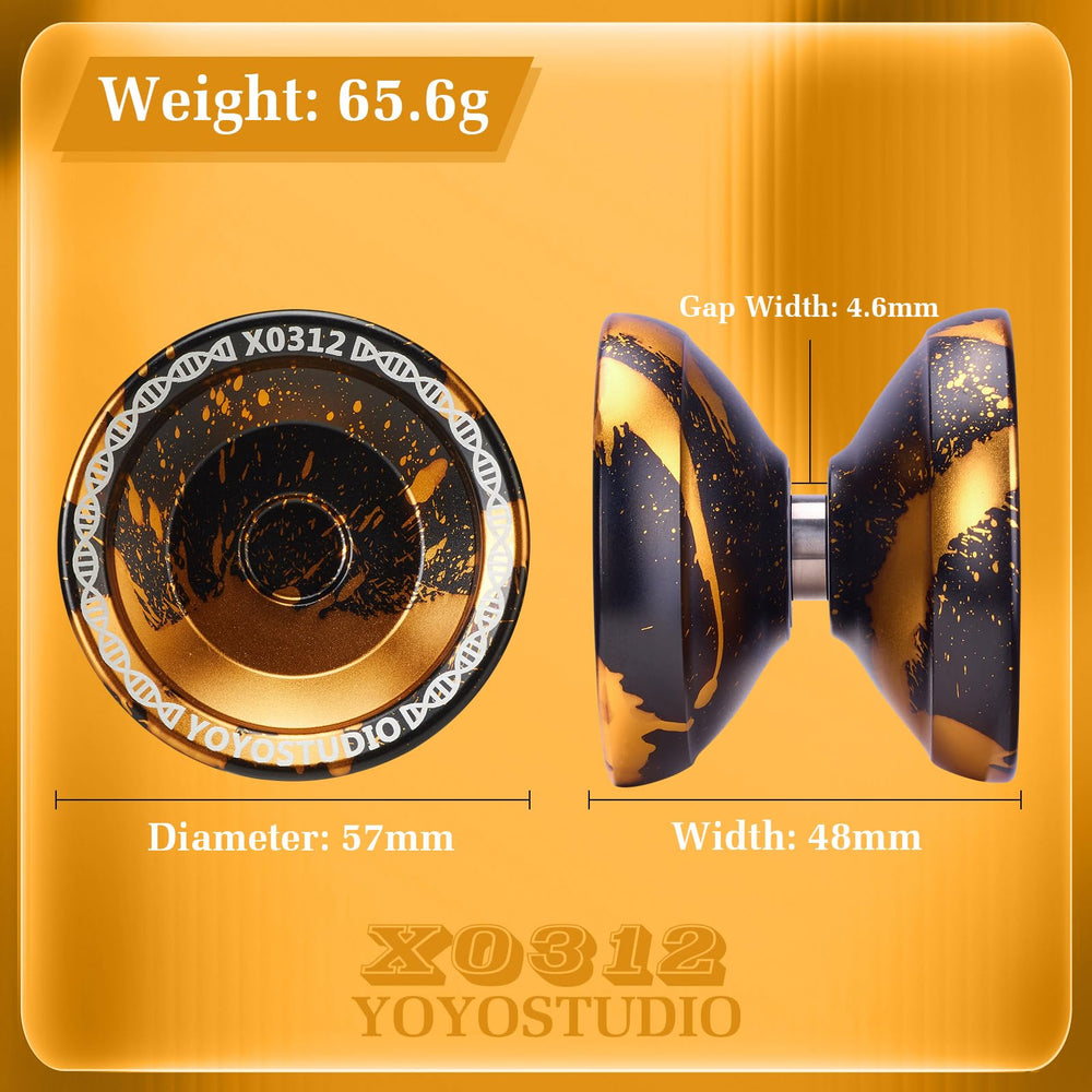 YOYOSTUDIO X0312 unresponsive bearing kit for advanced finger tricks.