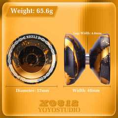 YOYOSTUDIO X0312 unresponsive bearing kit for advanced finger tricks.