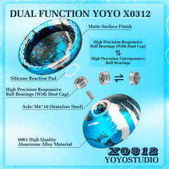 YOYOSTUDIO X0312 in unresponsive mode for advanced tricks.