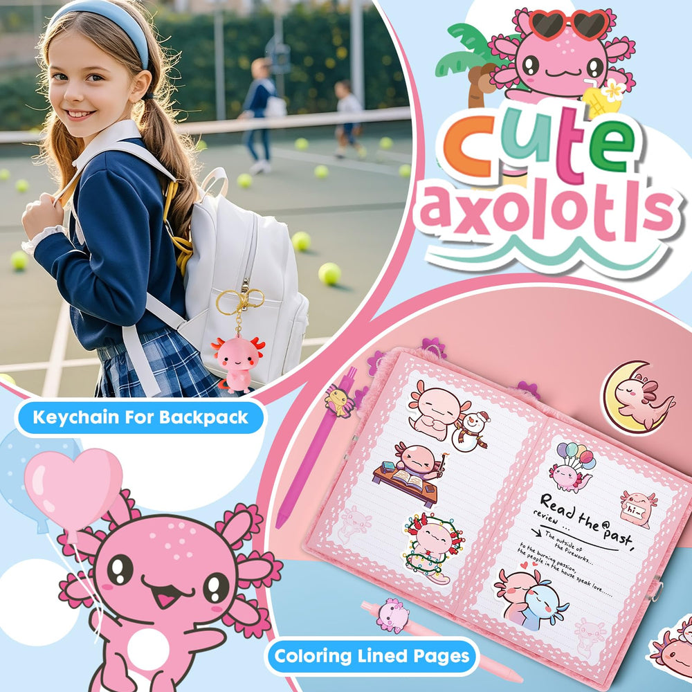 YOYTOO axolotl stickers 50pc for creative crafts and decor